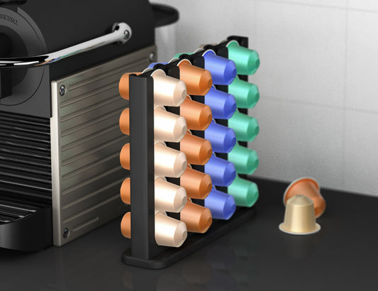 Kapselhalter für 40 Nespresso Kapseln - Aufsteller/ Kapselständer / Kapsel-Wall