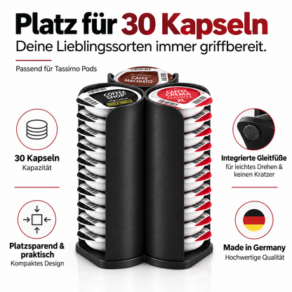 Kapselhalter für 30 Tassimo Kapseln -  Aufsteller/ Kapselständer  / Kapsel-Tower