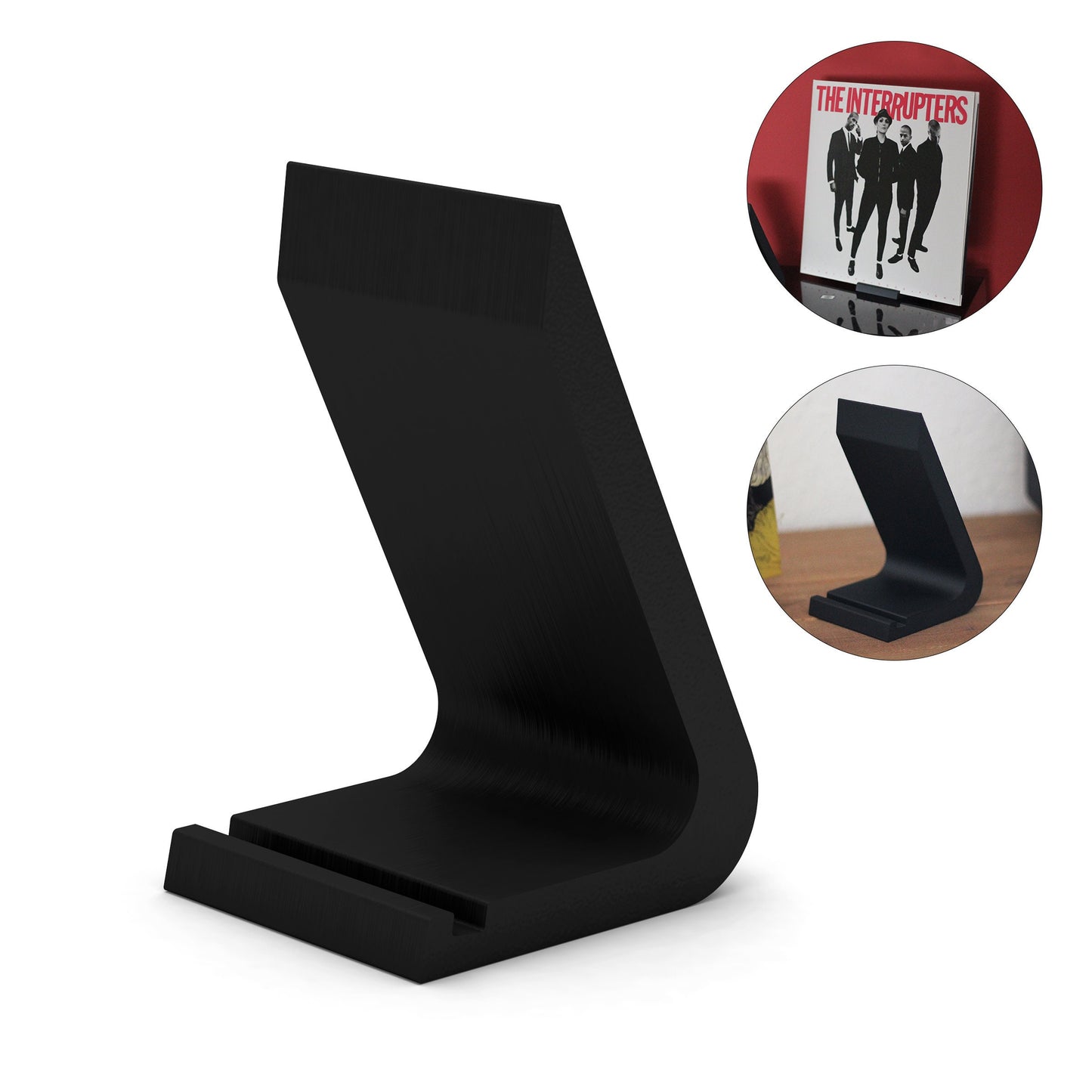 NewGround Designs LP Aufsteller, Vinyl Display, Schallplatten Ständer, Record Halter, Deko 12"