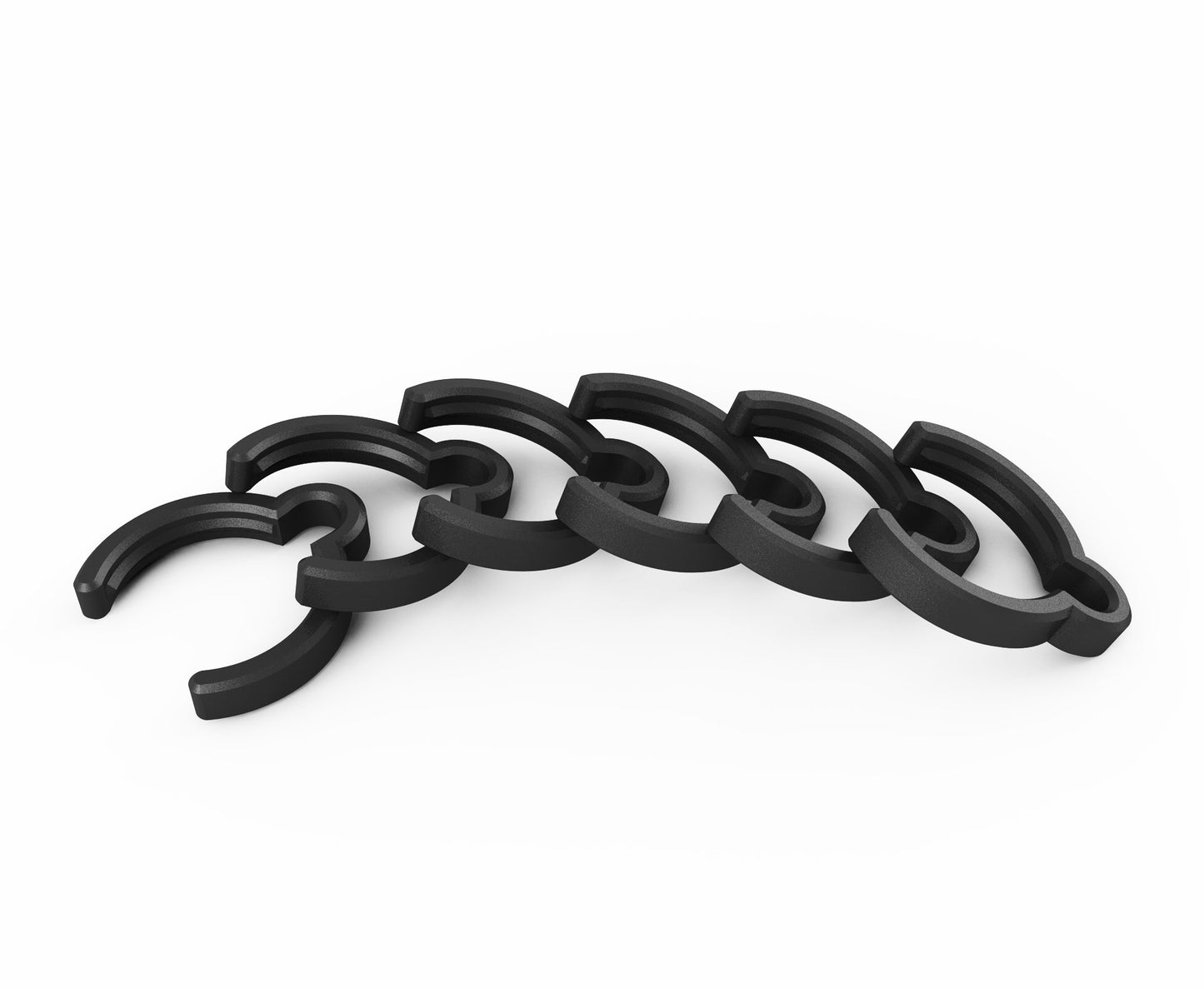 6x Schlauch Clip passend für Bosch GAS Staubsauger/35mm Schläuche, Kabel Clip, Kabel Klammer