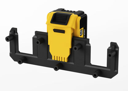 Akku Wandhalterung geeignet für DeWalt Akkus 18V 14,4V / Akku-Halterung Wandhalter (3 Akkus) inkl. Schrauben & Dübel