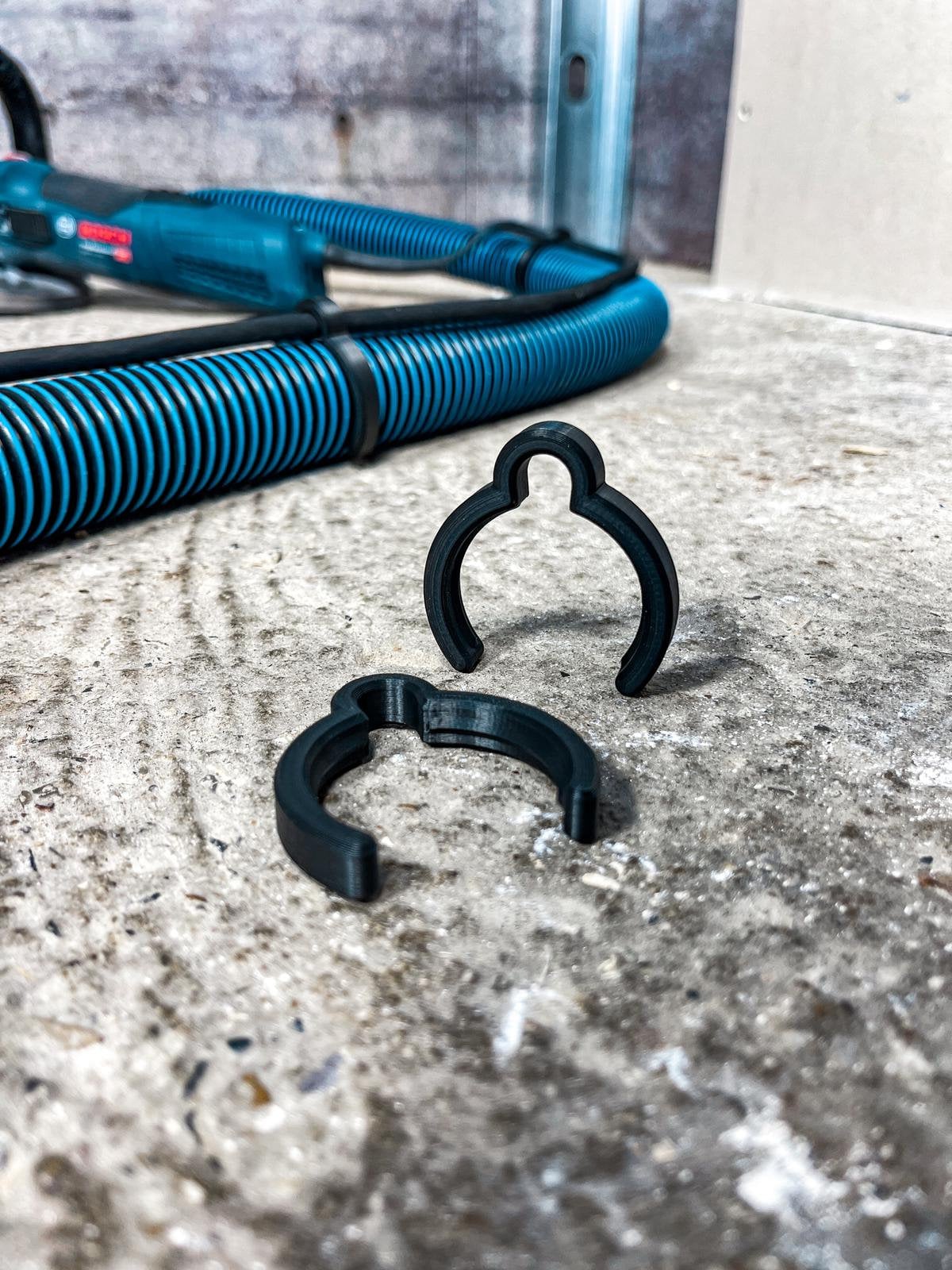 6x Schlauch Clip passend für Bosch GAS Staubsauger/35mm Schläuche, Kabel Clip, Kabel Klammer