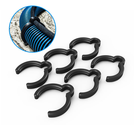6x Schlauch Clip passend für Bosch GAS Staubsauger/35mm Schläuche, Kabel Clip, Kabel Klammer