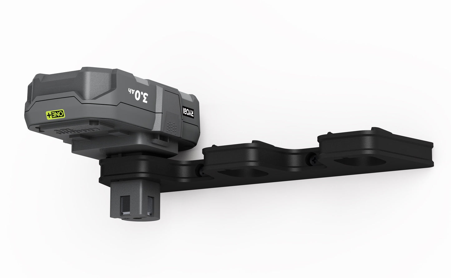 Akku Wandhalterung geeignet für Ryobi Akkus 18V ONE+ / Akku-Halterung Wandhalter (3 Akkus) inkl. Schrauben & Dübel