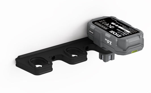 Akku Wandhalterung geeignet für Ryobi Akkus 18V ONE+ / Akku-Halterung Wandhalter (3 Akkus) inkl. Schrauben & Dübel