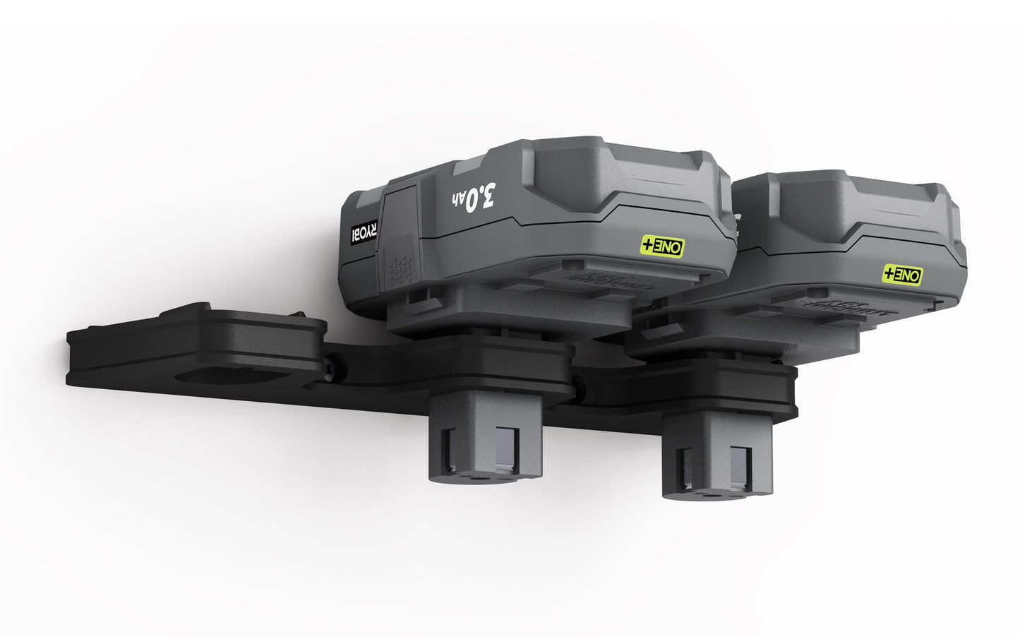 Akku Wandhalterung geeignet für Ryobi Akkus 18V ONE+ / Akku-Halterung Wandhalter (3 Akkus) inkl. Schrauben & Dübel