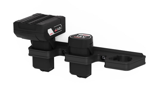 Akku Wandhalterung geeignet für Bosch 12V Professional Akkus (Blaue Serie) / Akku-Halterung Wandhalter (3 Akkus) / Akkuhalter