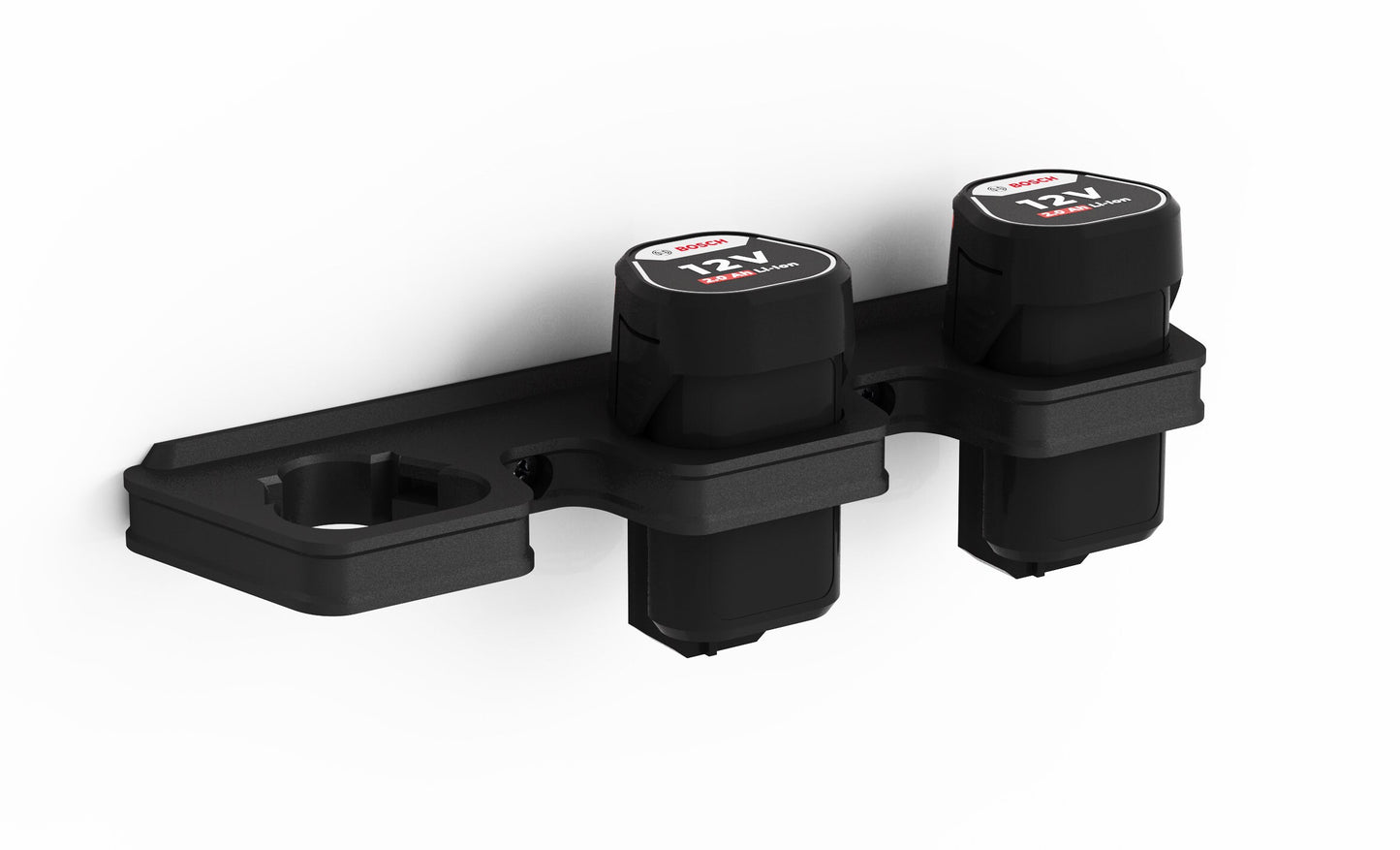 Akku Wandhalterung geeignet für Bosch 12V Professional Akkus (Blaue Serie) / Akku-Halterung Wandhalter (3 Akkus) / Akkuhalter