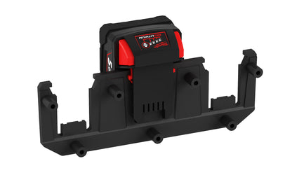 Akku Wandhalterung geeignet für Milwaukee Akkus M18 / 18V / Akku-Halterung Wandhalter (3 Akkus) inkl. Schrauben & Dübel