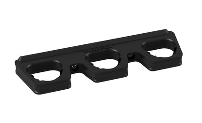 Akku Wandhalterung geeignet für WORX 12V Akkus / Akku-Halterung Wandhalter (3 Akkus) / Akkuhalter
