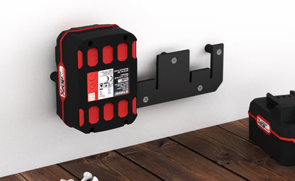 Akku Wandhalterung geeignet für Parkside Akkus 20V / Akku-Halterung Wandhalter (3 Akkus) inkl. Schrauben & Dübel