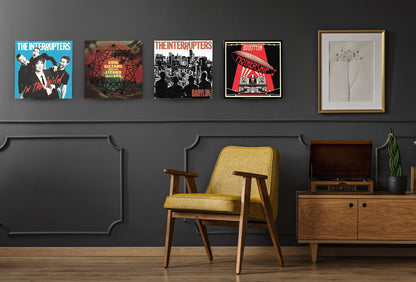 LP Wandhalterung (4 Stück) Schallplatten Halterung, Vinyl Halter, Regal, Rahmen, Display Schallplattenhalter 7"/10"/12" + Gatefold