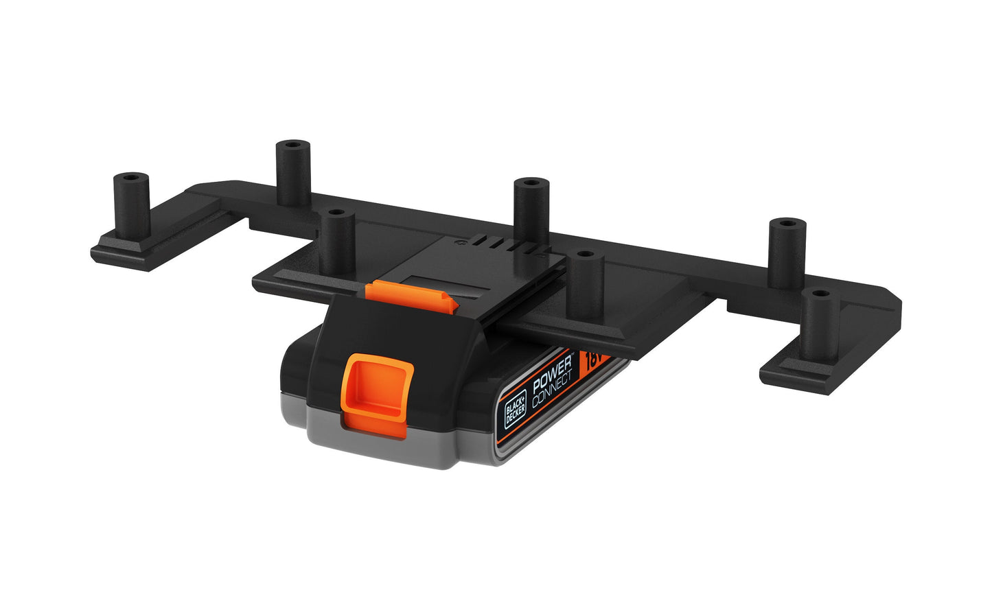Akku Wandhalterung geeignet für Black+Decker Akkus 18V / Akku-Halterung Wandhalter (3 Akkus) inkl. Schrauben & Dübel