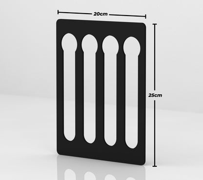 Kapselhalter für 20 Nespresso Kapseln -  Wandhalter / Kapselspender  / zum Kleben