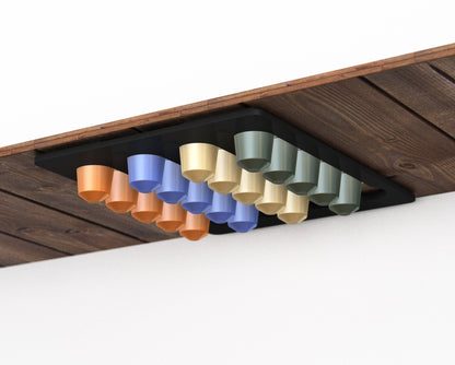 Kapselhalter für 20 Nespresso Kapseln -  Wandhalter / Kapselspender  / zum Kleben