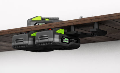 Akku Wandhalterung geeignet für LUX-TOOLS Akkus 20V / Akku-Halterung Wandhalter (3 Akkus) inkl. Schrauben & Dübel