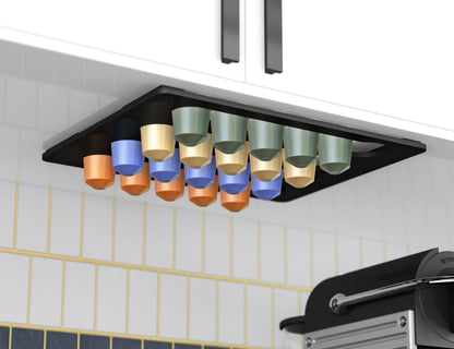 Kapselhalter für 20 Nespresso Kapseln -  Wandhalter / Kapselspender  / zum Kleben