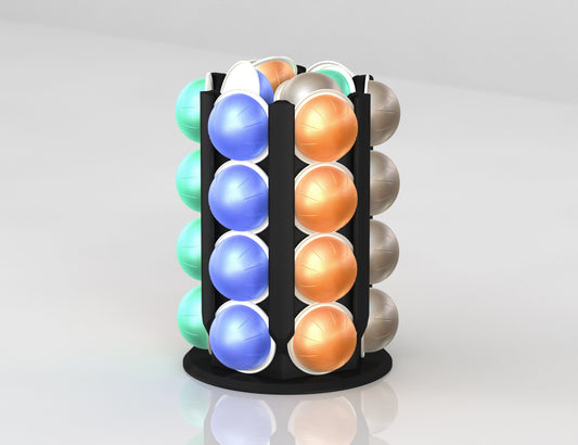 Kapselhalter für 24+ Nespresso Vertuo Kapseln -  Aufsteller/ Kapselständer  / Pod Tower