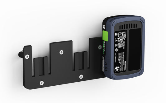 Akku Wandhalterung geeignet für Festool Akkus 18V / BP 18 Li Akku-Halterung Wandhalter (3 Akkus) inkl. Schrauben & Dübel
