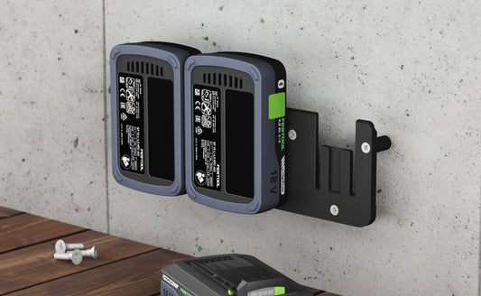 Akku Wandhalterung geeignet für Festool Akkus 18V / BP 18 Li Akku-Halterung Wandhalter (3 Akkus) inkl. Schrauben & Dübel