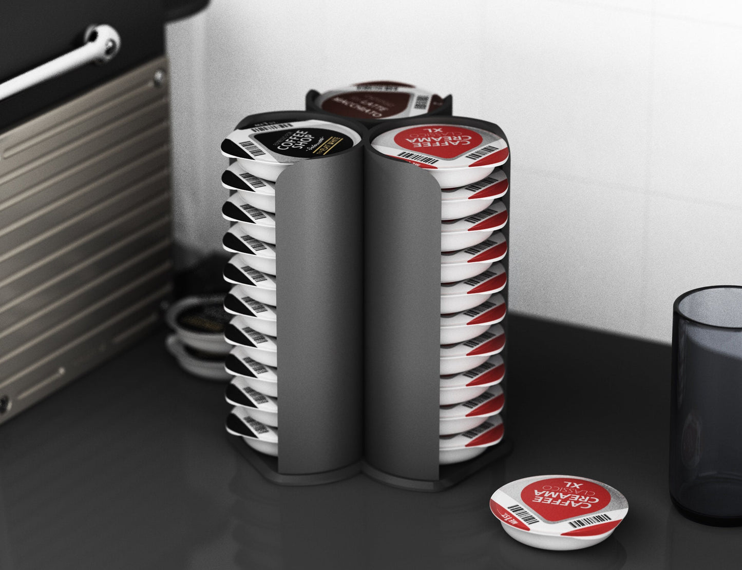Kapselhalter für 30 Tassimo Kapseln -  Aufsteller/ Kapselständer  / Kapsel-Tower