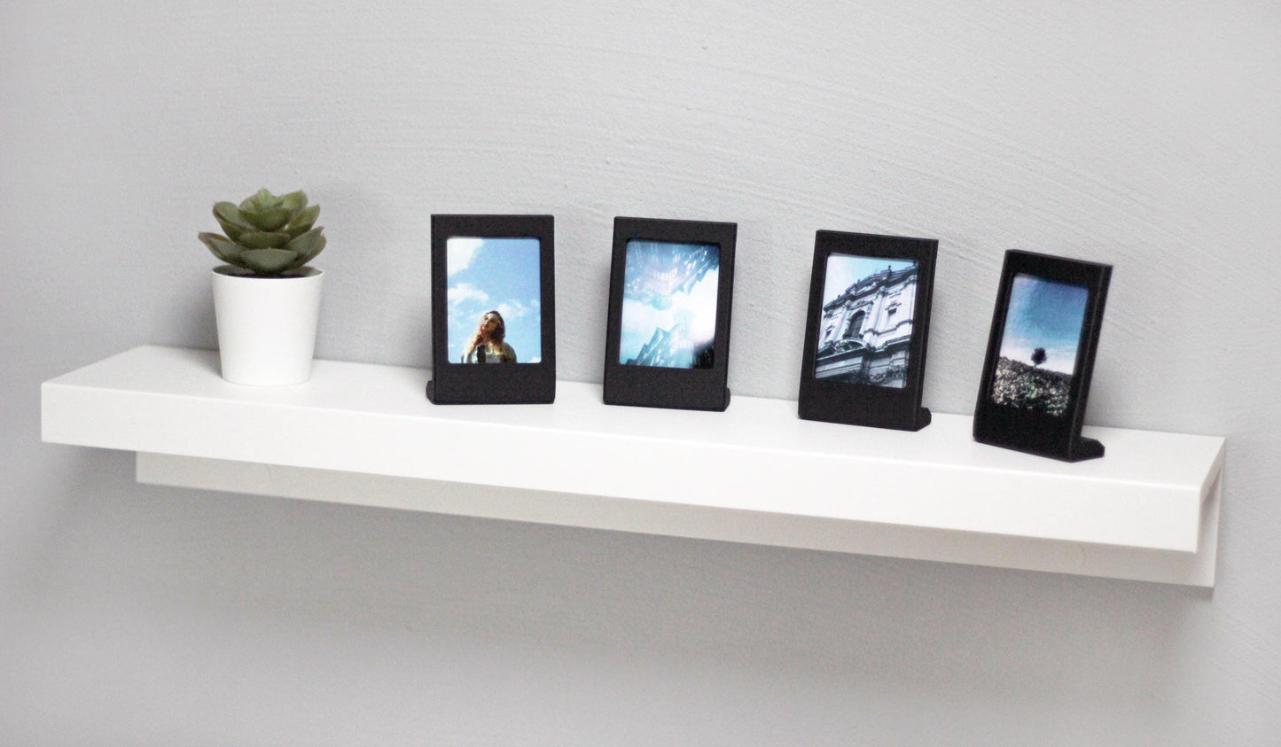 NewGround Designs Mini Fotorahmen – 4er Set Aufsteller für Instax Mini Polaroids – Bilderrahmen - Display