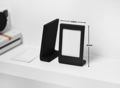 NewGround Designs Mini Fotorahmen – 4er Set Aufsteller für Instax Mini Polaroids – Bilderrahmen - Display