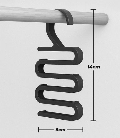 Kleiderbügel für Krawatten Gürtel Schals / Krawattenhalter Gürtelhalter Schal-Aufhänger – Kleiderschrank Halter