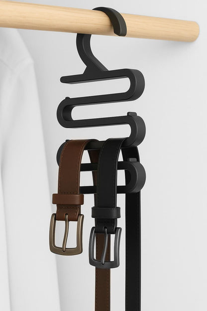 Kleiderbügel für Krawatten Gürtel Schals / Krawattenhalter Gürtelhalter Schal-Aufhänger – Kleiderschrank Halter