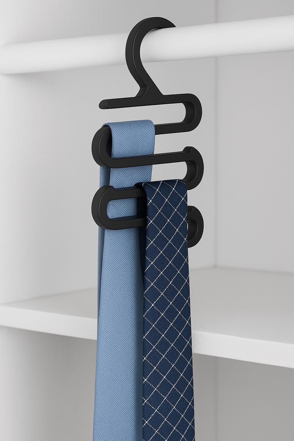 Kleiderbügel für Krawatten Gürtel Schals / Krawattenhalter Gürtelhalter Schal-Aufhänger – Kleiderschrank Halter