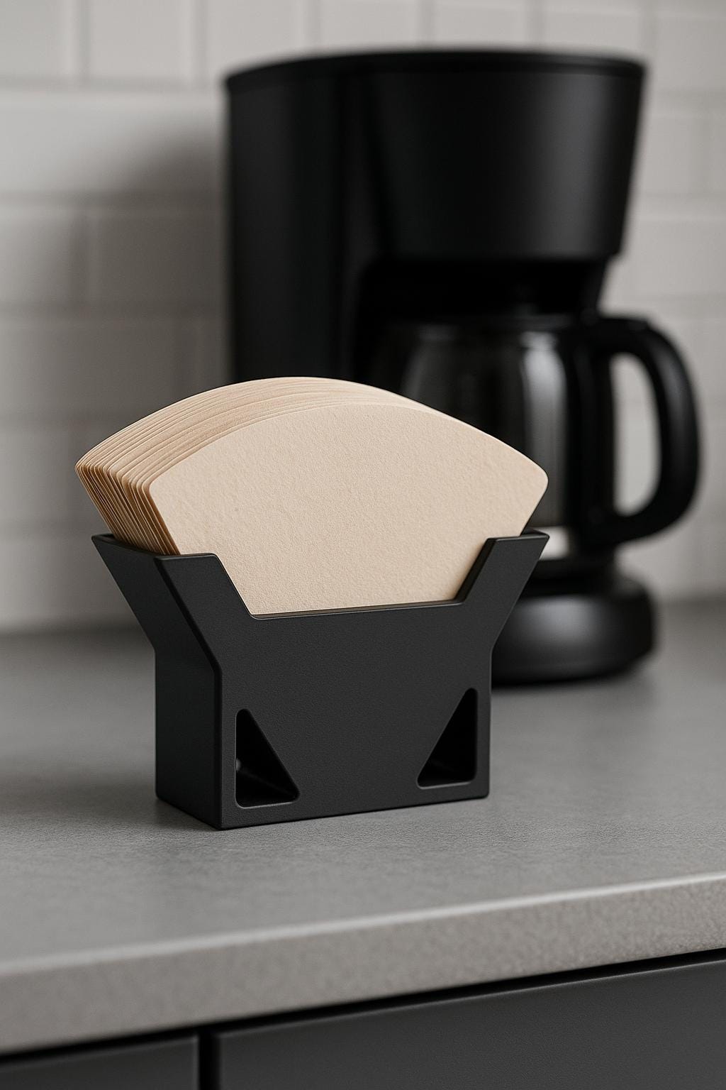 Kaffeefilter Halter Aufsteller / Kaffeefilter-Halterung Ständer Filterhalter Aufbewahrung by NewGround Designs