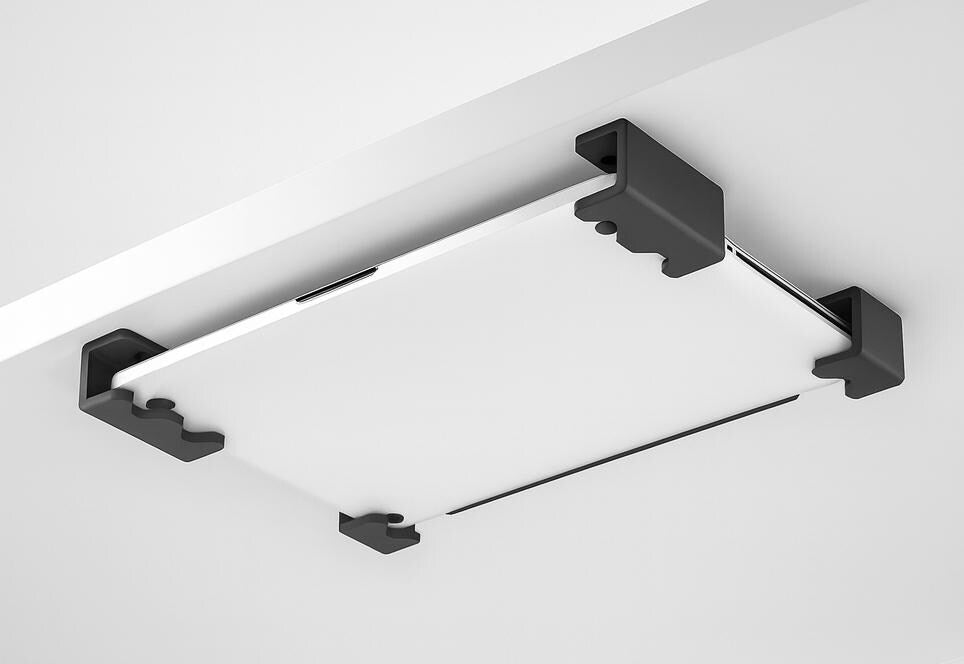 Untertisch Halterung für Laptop, Tablet, Notebook, Tastatur Halter Wandhalterung Laptophalter Wandhalter universal Laptophalterung