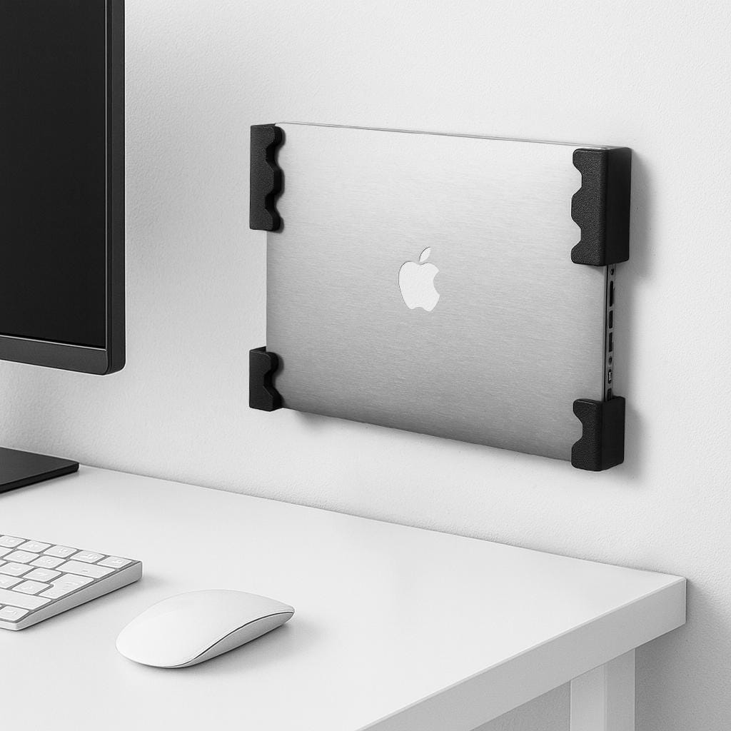 Untertisch Halterung für Laptop, Tablet, Notebook, Tastatur Halter Wandhalterung Laptophalter Wandhalter universal Laptophalterung