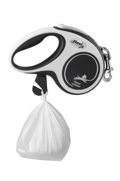 Kotbeutel-Halter für Flexi Leinen, Haken für Hundekotbeutel, Clip Hundeleine, Halterung freihändig Hundekotbeutelhalter