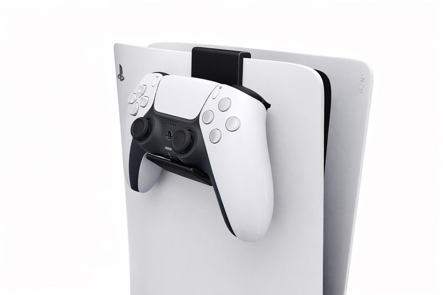 Controller Halter für PS5 – DualSense Controller Halterung zum Einhängen an die Konsole, Controllerhalter, Controllerhalterung