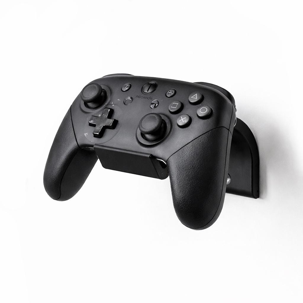 Universal Controller Wandhalter – Wandhalterung für PS5, Xbox & Switch Controller – Halterung / Halter – inkl. Montagematerial