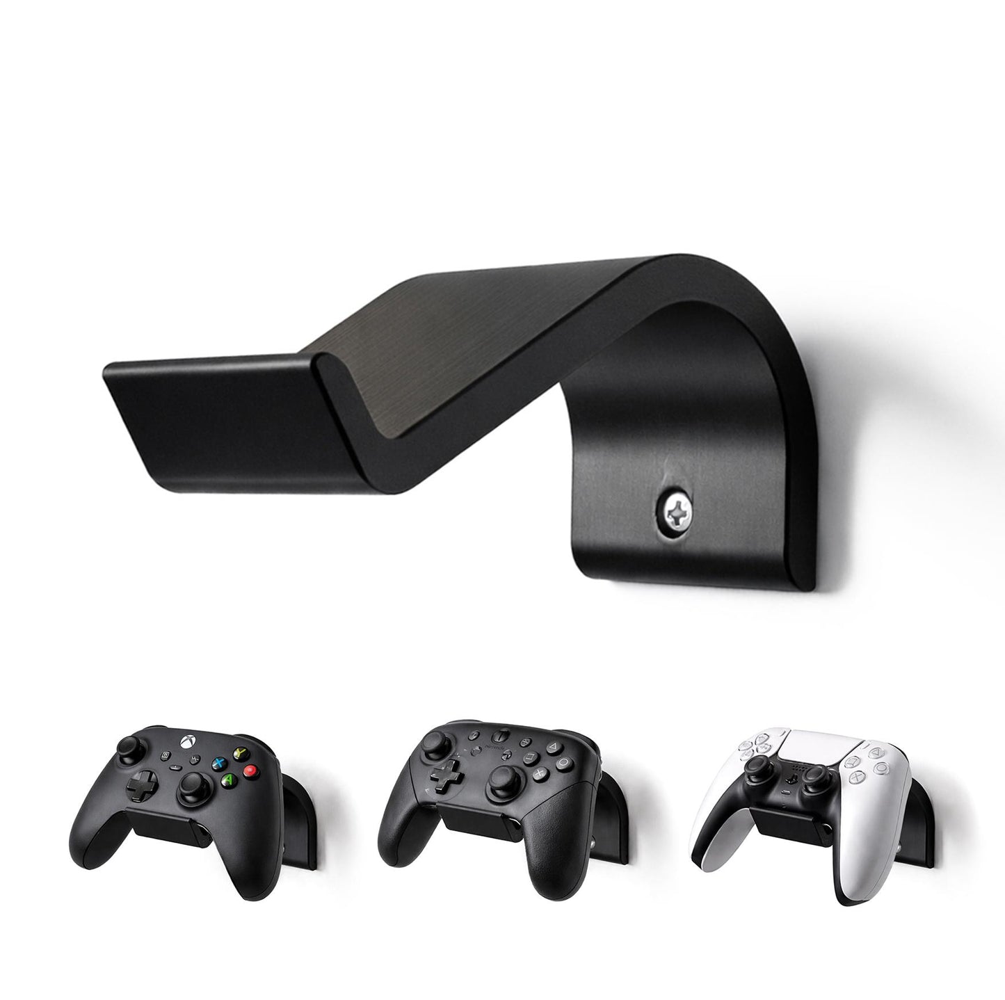 Universal Controller Wandhalter – Wandhalterung für PS5, Xbox & Switch Controller – Halterung / Halter – inkl. Montagematerial